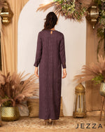 Load image into Gallery viewer, Brocaded A-Line Dress 48272