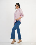 Load image into Gallery viewer, Button Down Polyester Top 57731