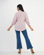 Load image into Gallery viewer, Button Down Polyester Top 57731
