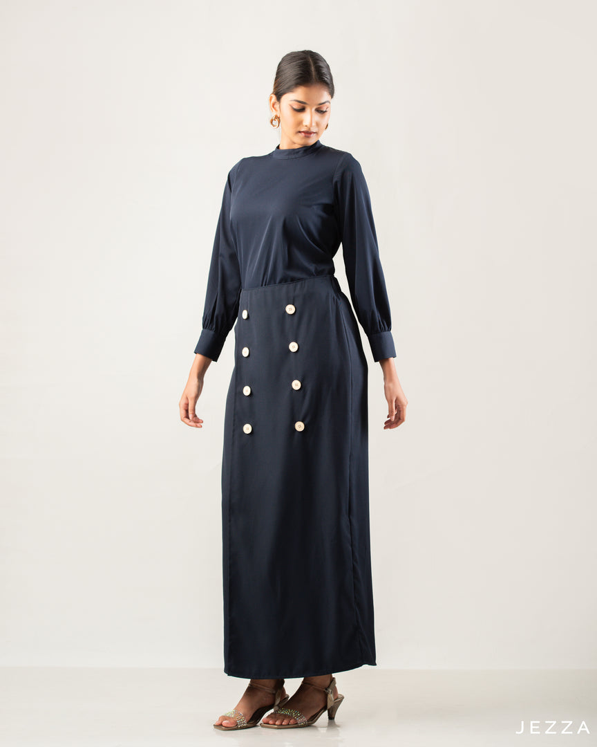 Chic Polyester Top and Skirt Set 59422/54802