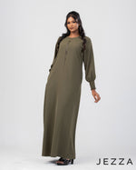 Load image into Gallery viewer, A-Line Dress with Front Zipper 62752