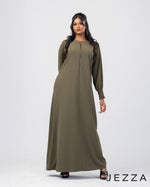 Load image into Gallery viewer, A-Line Dress with Front Zipper 62752