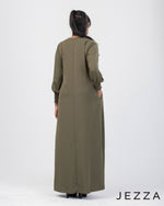 Load image into Gallery viewer, A-Line Dress with Front Zipper 62752