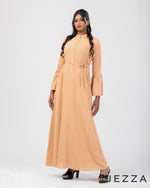 Load image into Gallery viewer, Mandarin-Collared Dress with Decorative Sleeve 48881