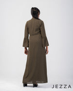 Load image into Gallery viewer, Mandarin-Collared Dress with Decorative Sleeve 48882
