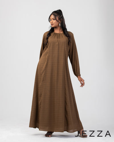 Long-Sleeve Maxi Dress 64751