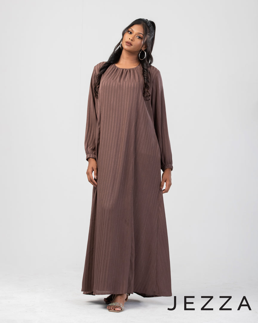 Long-Sleeve Maxi Dress 64753