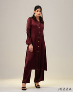 Load image into Gallery viewer, Lustre Luxe: Crushed Satin Co-Ord Set 66472