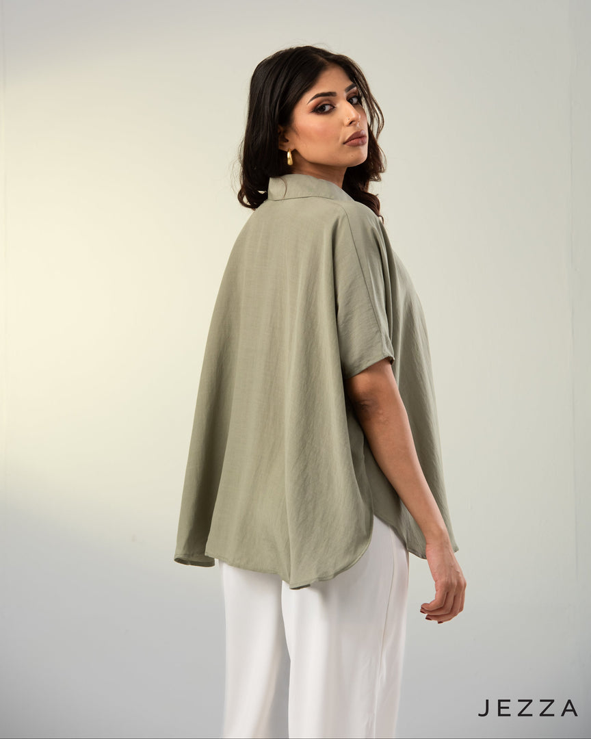 Pure Comfort: Cotton Kaftan Top ( FREE SIZE ) 65831