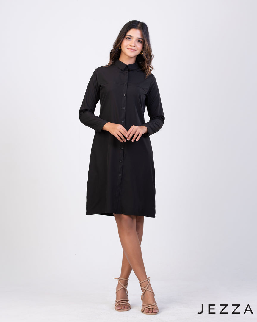 Polyester Knee-Length Top 66011