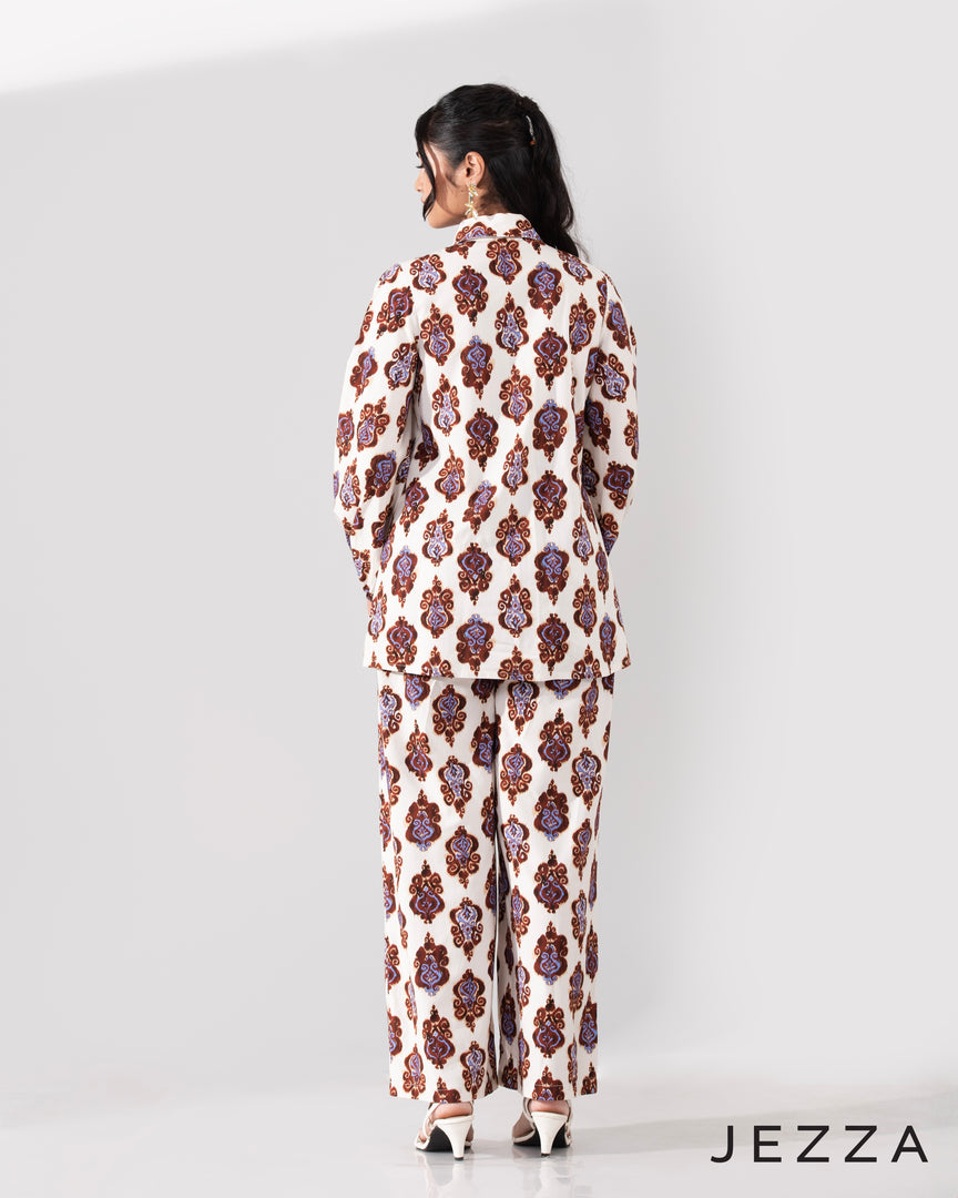 Everyday Polished: Polycotton Top & Pant Set 67511 & 6752