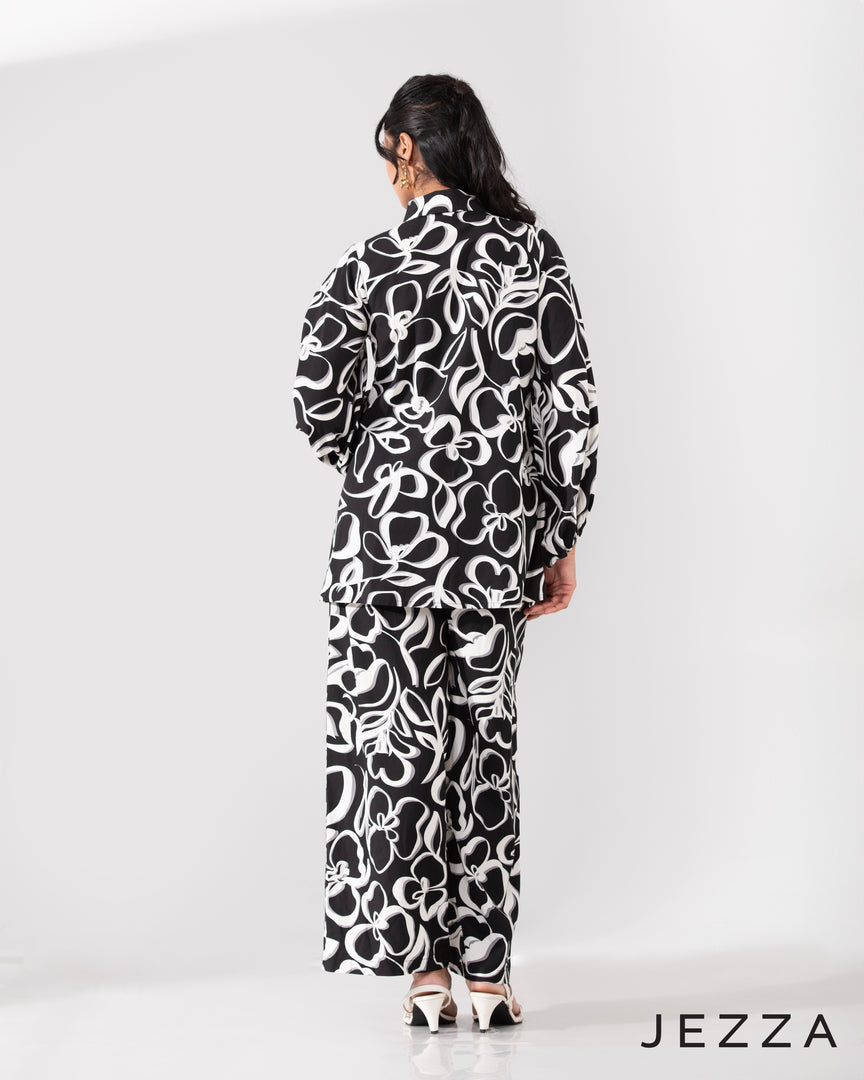 Everyday Polished: Polycotton Top & Pant Set 65841 & 6582