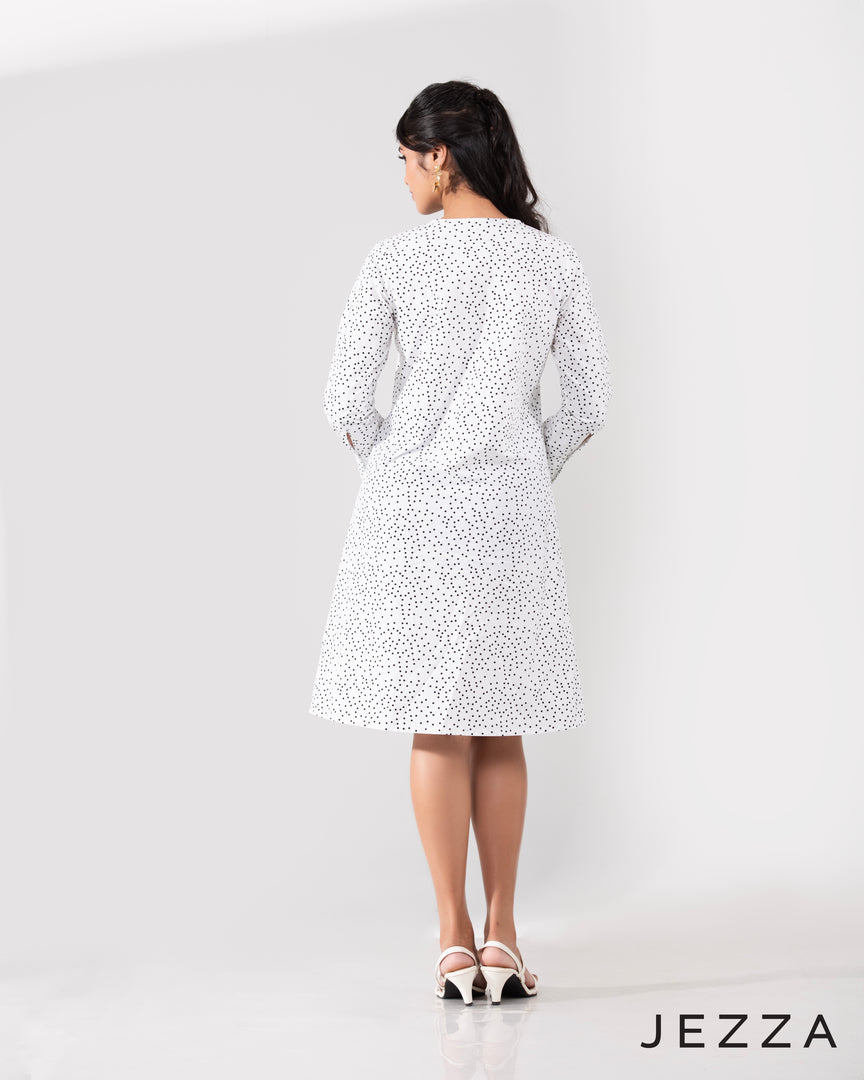 Daylight Versatility: Printed Polycotton Dress 66451