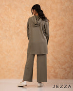 Load image into Gallery viewer, Textured Comfort: Crinkle Hoodie and Pant Set 67691 &amp; 6770