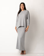 Load image into Gallery viewer, Cotton Knit Top &amp; Skirt Set 56673/56683