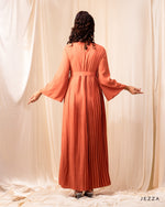 Load image into Gallery viewer, Elegant Pleated Polyester Dress 52813