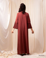 Load image into Gallery viewer, Elegant Mandarin Collar Pleated Sleeve Dress 54222