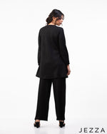 Load image into Gallery viewer, Glimmer Duo: Polyester-Lurex Top and Pant Set 75441