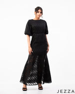Load image into Gallery viewer, Regal Elegance: Brocade A-Line Dress 68321