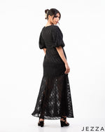 Load image into Gallery viewer, Regal Elegance: Brocade A-Line Dress 68321