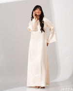 Load image into Gallery viewer, Thick Satin Long Dress With Decorative Sleeve 60221