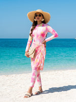 Load image into Gallery viewer, Sunwashed Drift: Tie-Dye Swimwear Set 89831