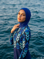 Load image into Gallery viewer, Coastal Motion: Geometric Swimwear Set 89792