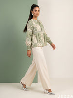 Load image into Gallery viewer, Artisan Patch: Printed Rayon Hip Top 87601