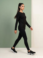 Load image into Gallery viewer, Essential Layer: Black Jersey Inner Top 87363
