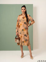 Load image into Gallery viewer, Botanical Brush: Watercolor Jacquard Knee Top 84571