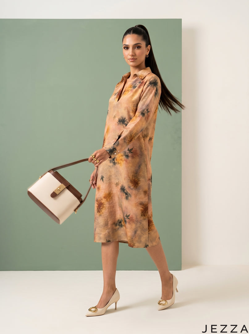 Botanical Brush: Watercolor Jacquard Knee Top 84571