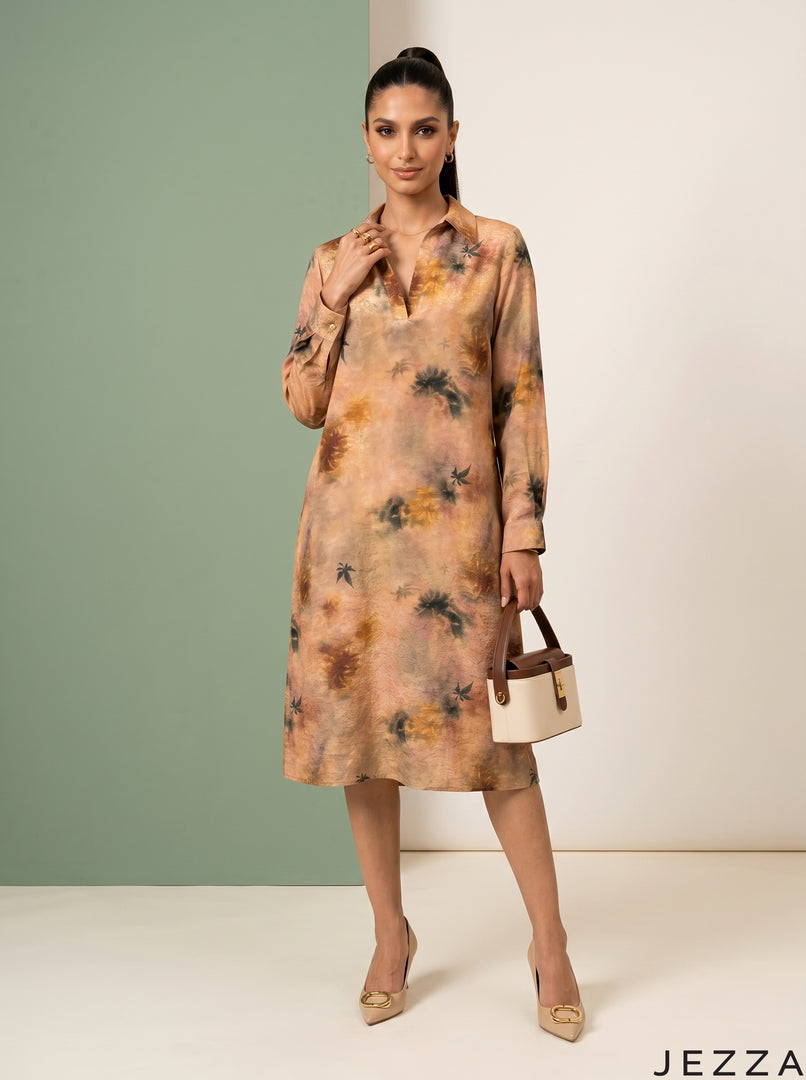 Botanical Brush: Watercolor Jacquard Knee Top 84571