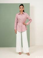 Load image into Gallery viewer, Soft Petal: Blush Pink Cotton Top 86952