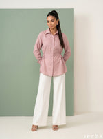 Load image into Gallery viewer, Soft Petal: Blush Pink Cotton Top 86952