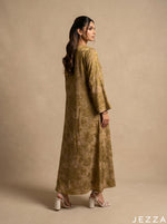 Load image into Gallery viewer, Woven Geometry: Long Sleeve A-Line Dress 83301