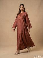 Load image into Gallery viewer, Monochrome Weave: Mandarin Collar Dress 76361