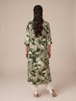 Load image into Gallery viewer, Abstract Collared Midi Top 92761