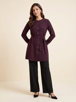 Load image into Gallery viewer, Textured Round Neck Top 90482