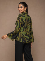 Load image into Gallery viewer, Abstract Tie: Poly Cotton Hip Top 86691