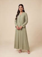 Load image into Gallery viewer, Basil Green Caftan Dress 82751