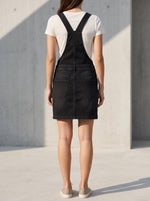 Load image into Gallery viewer, Urban Utility: Black Denim Dungaree DL-381 B