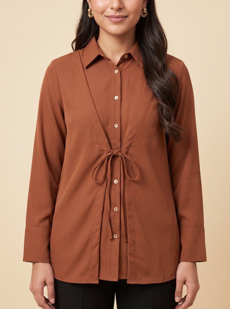 Copper Collared Top 90013