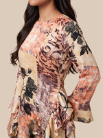 Load image into Gallery viewer, Abstract Print Long Dress 88432