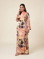Load image into Gallery viewer, Abstract Print Long Dress 88432