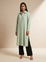 Load image into Gallery viewer, Mint Meadow: Cotton Knee-Length Top 88962