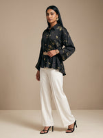Load image into Gallery viewer, Abstract Luxe: Satin Hip Top 92181