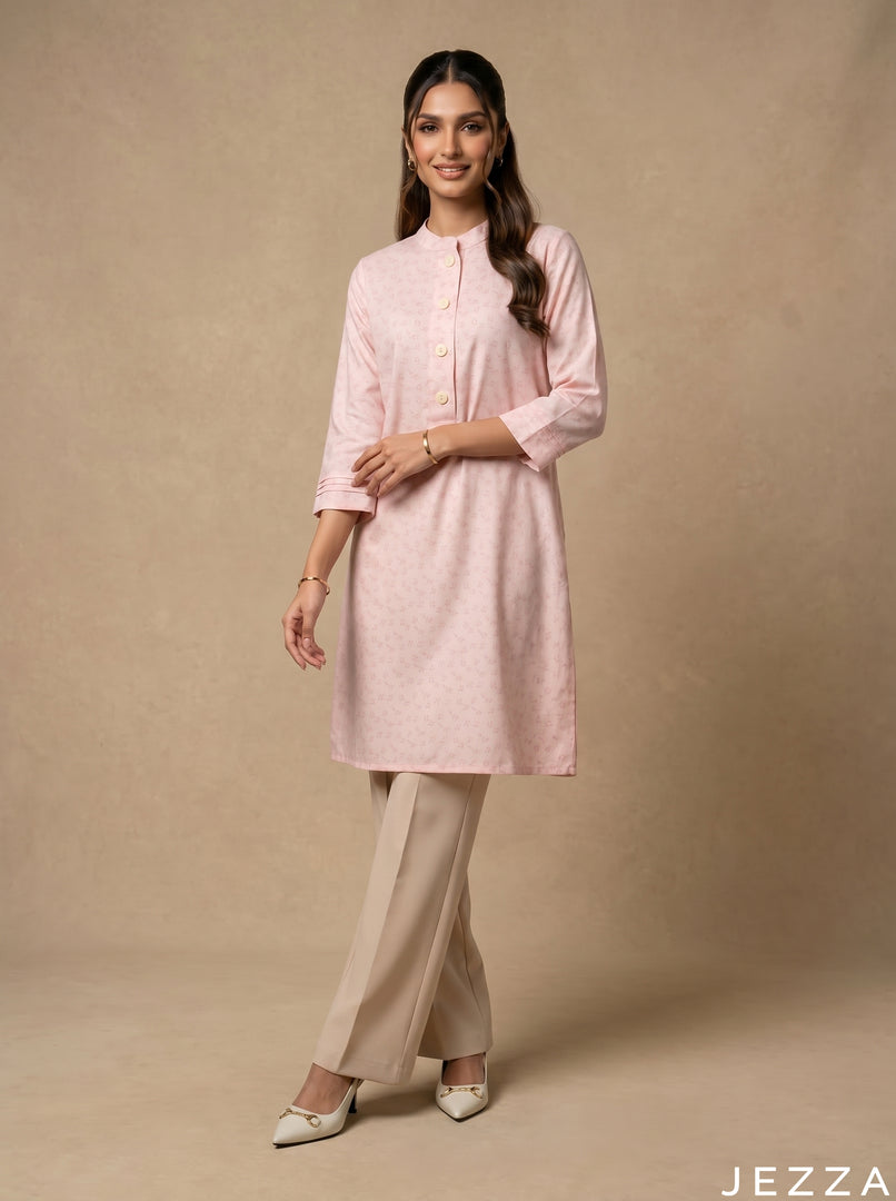 Botanical Charm: Ditsy Floral Knee Top 80911