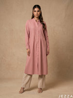 Load image into Gallery viewer, Soft Refinement: Classic Pink Midi Top 81781