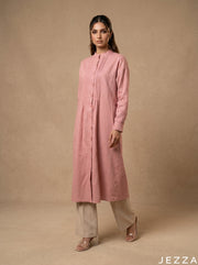 Soft Refinement: Classic Pink Midi Top 81781