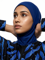 Load image into Gallery viewer, Dual Tide: Black &amp; Blue Swim Suit 86111